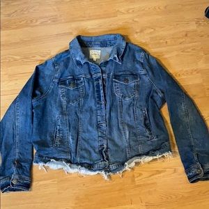 Torrid Distress Jean Jacket.
